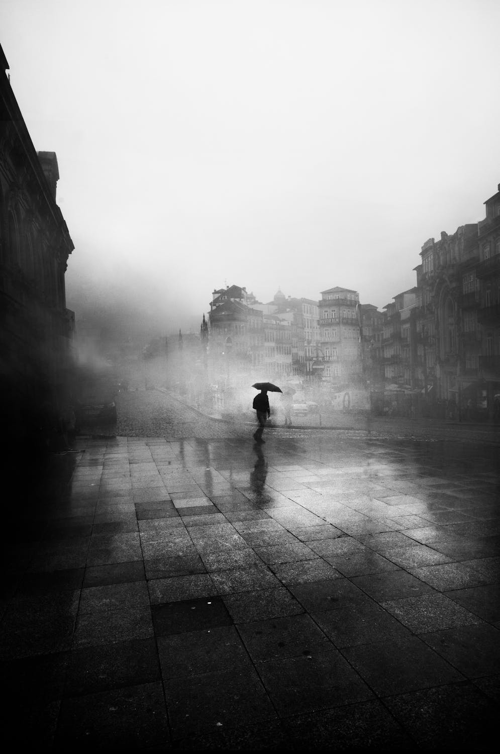 Porto Dissolves in Rain by Gallerya Community