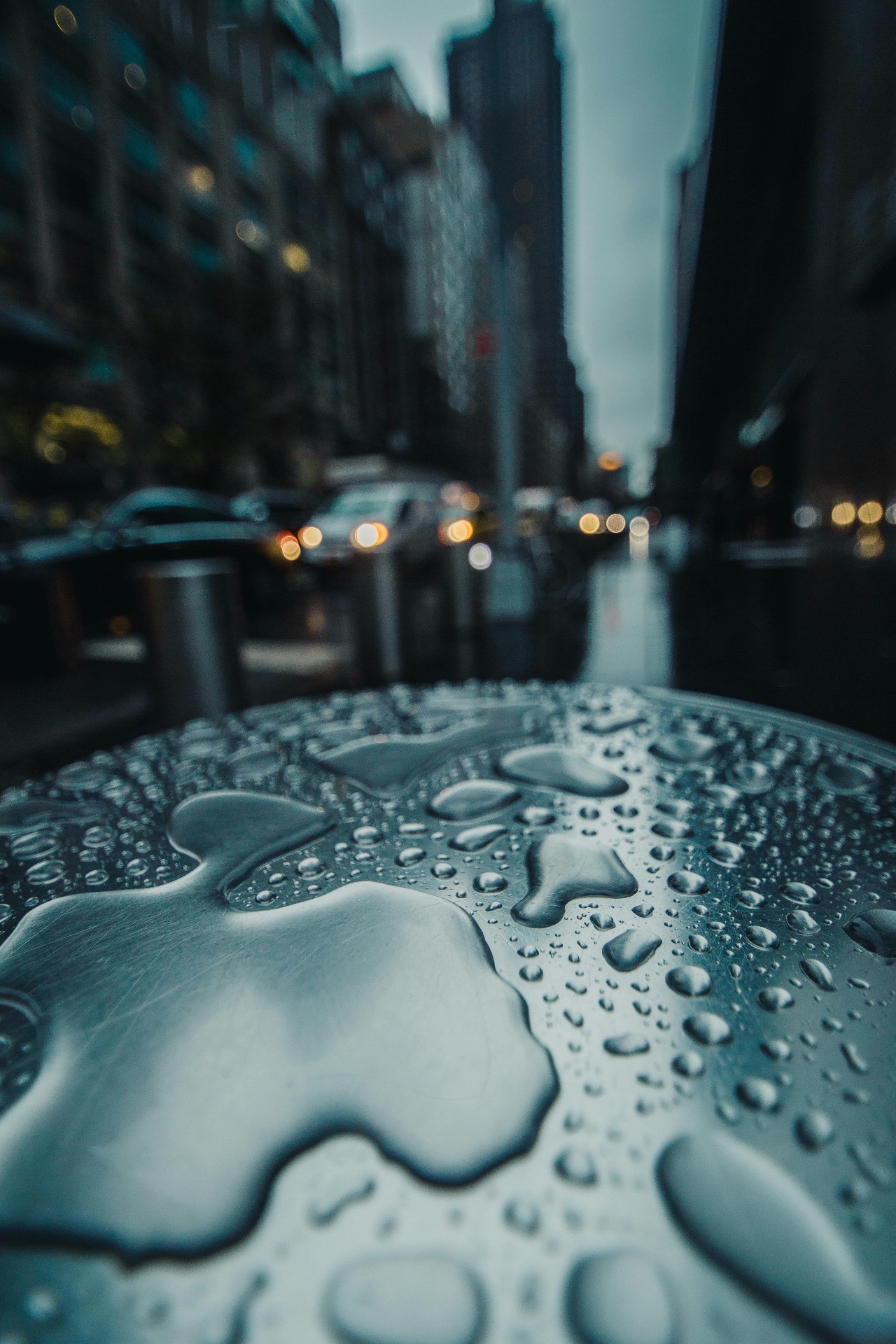 Rain Table, City Beyond by Gallerya Community