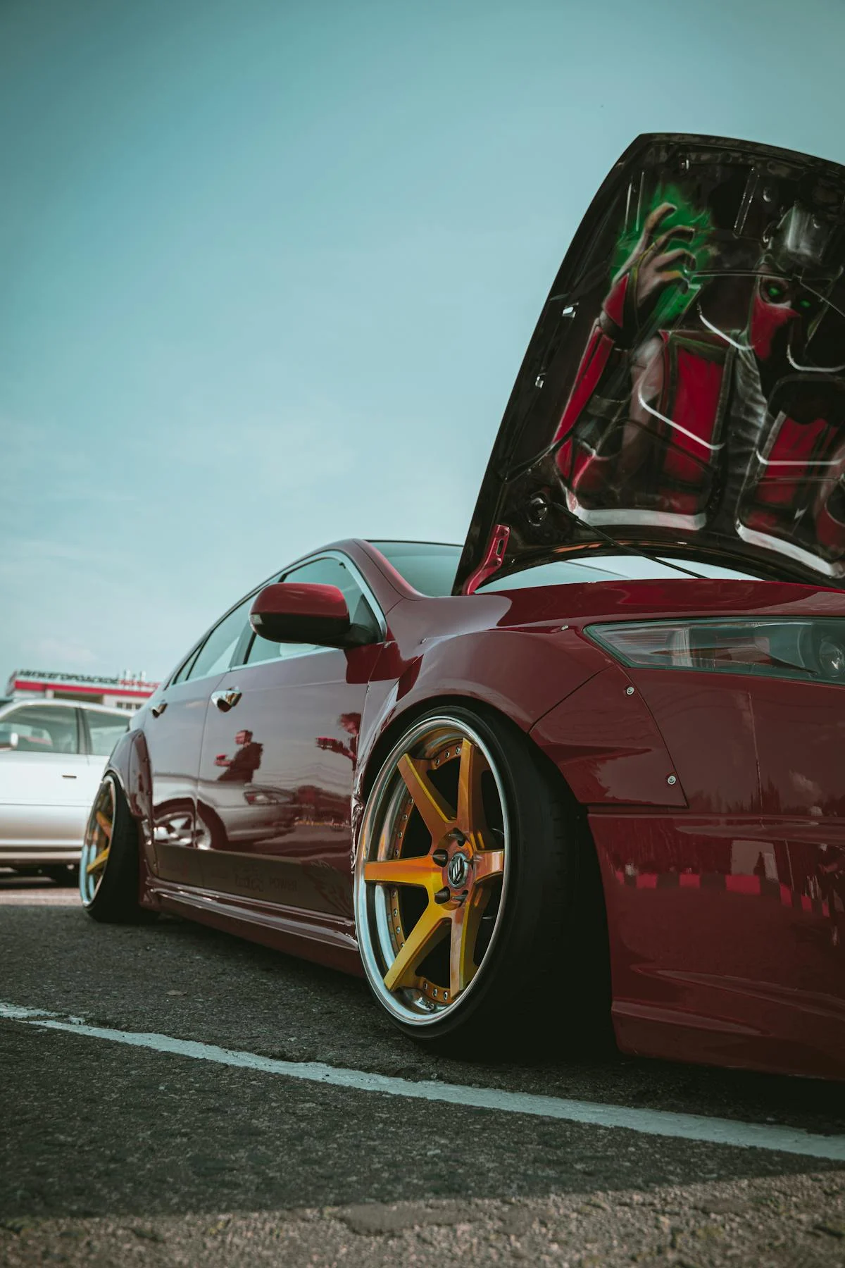 Low, Loud, and Lacquered Red by Gallerya Community