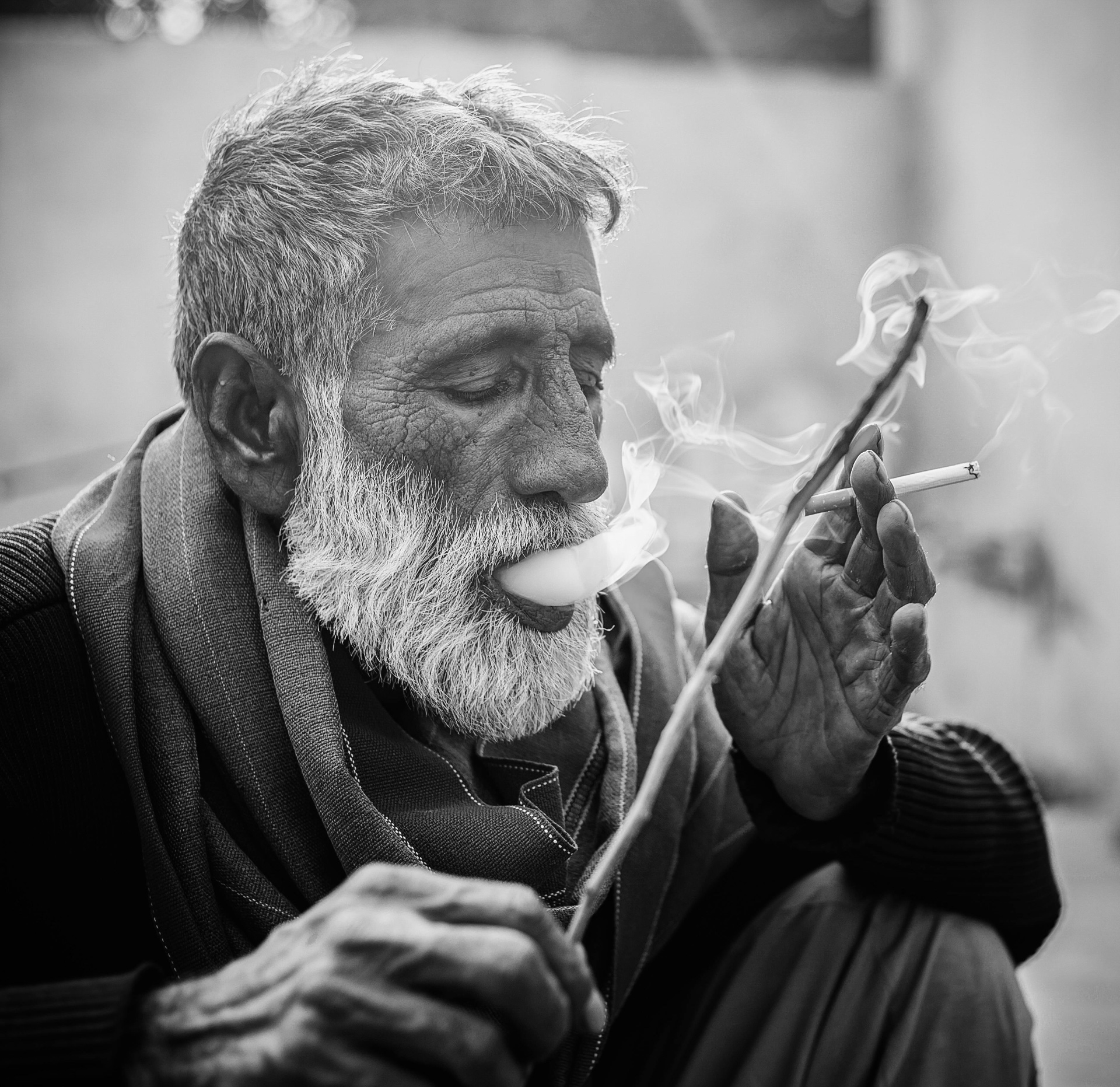 Smoke and the Slow Mornings by Gallerya Community