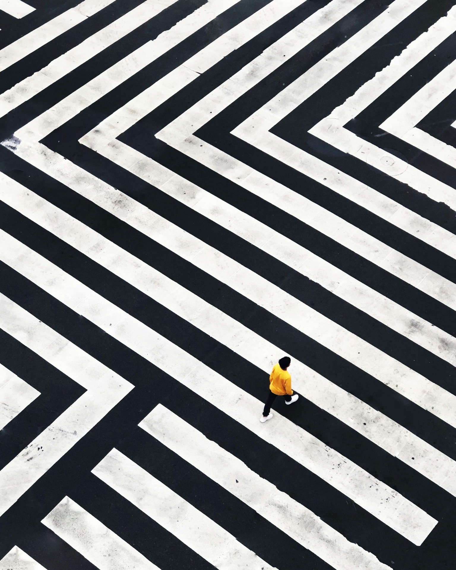 Yellow on the Chevrons by Gallerya Community